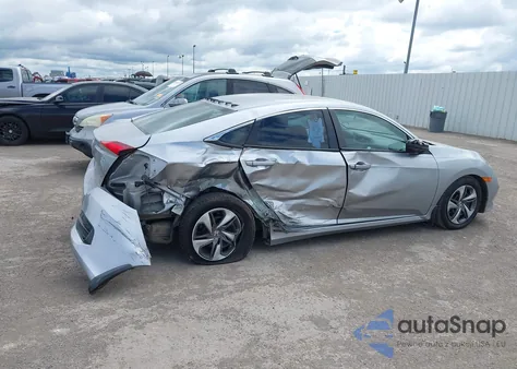 2019 Honda Civic Lx из США, поврежденный, VIN 19XFC2F6XKE023997